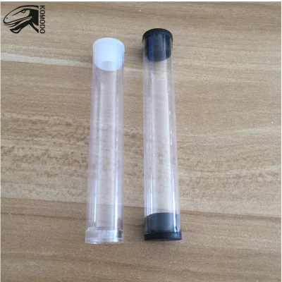 Benutzerdefinierte 510-Gewinde-Vape-Patronenröhrenverpackung Geschenkpapierröhrenbox Kunststoff-Blisterröhre für Vapor Pen-Zerstäuber