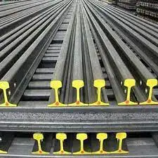 Warmgewalzte Rillenschienen- und Spezialstahl-Kranschienenabschnitte für Eisenbahnmaterial
